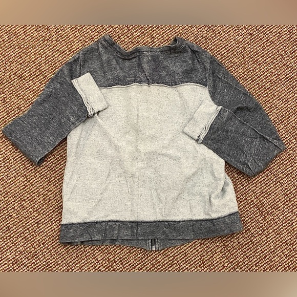 Women's Small Kensie Pieces Cotton/Viscose Blend Pocketed Full Zip Sweatshirt - Picture 9 of 11